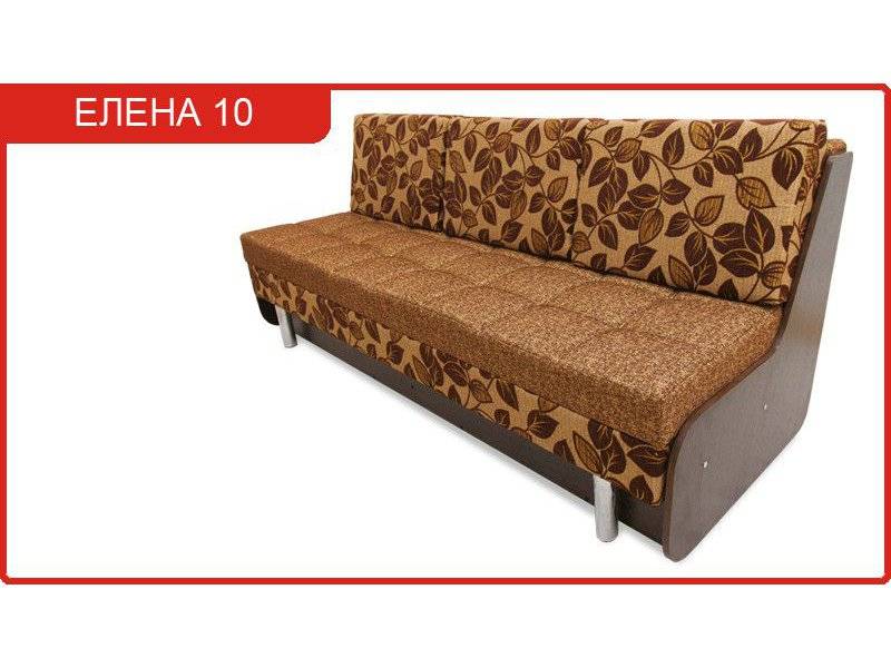 кухонный прямой диван елена 10 в Казани