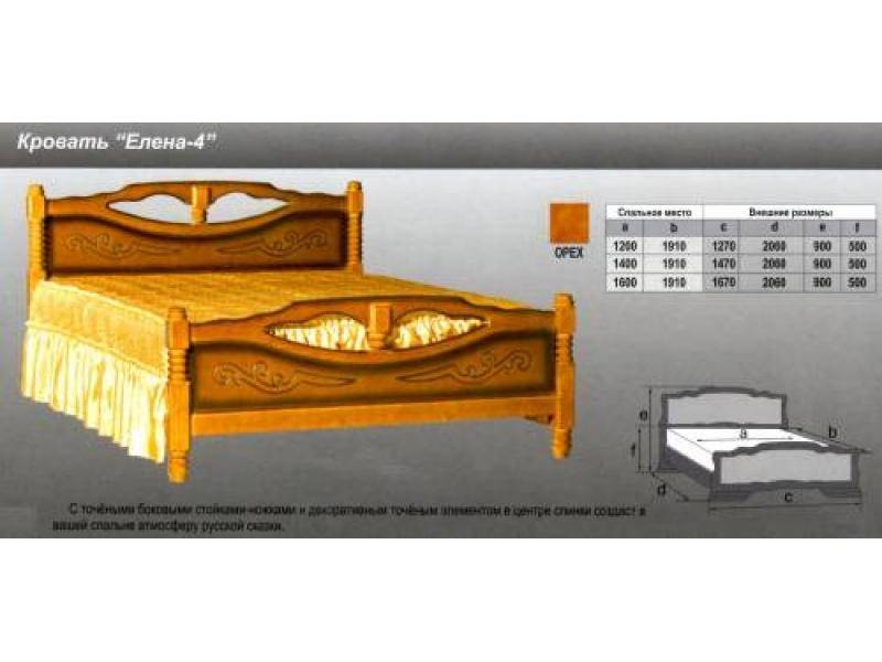 кровать елена 4 в Казани