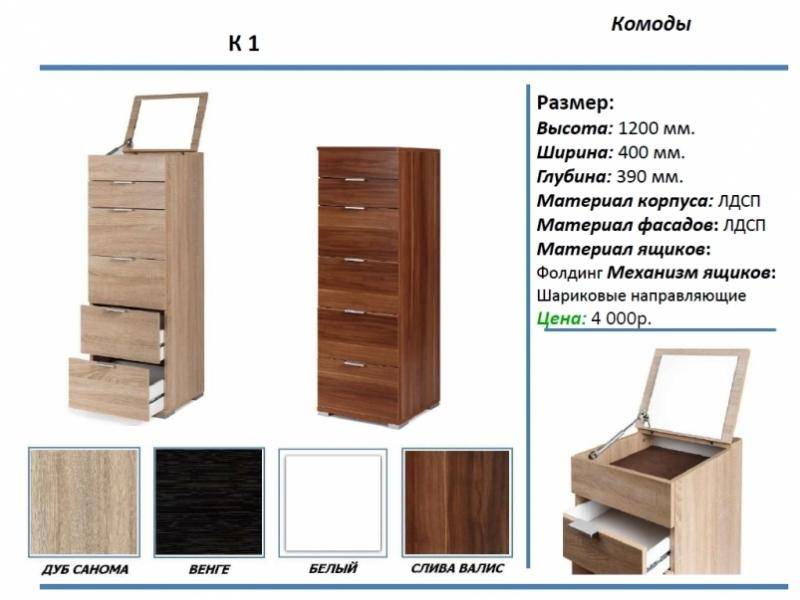 комод к1 в Казани