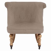 кресло amelie french country chair бежевое в Казани