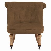 кресло amelie french country chair коричневое в Казани