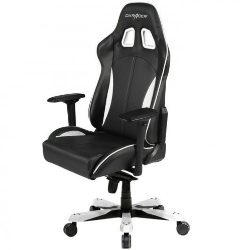 кресло геймерское dxracer king ks57 черно-белое в Казани