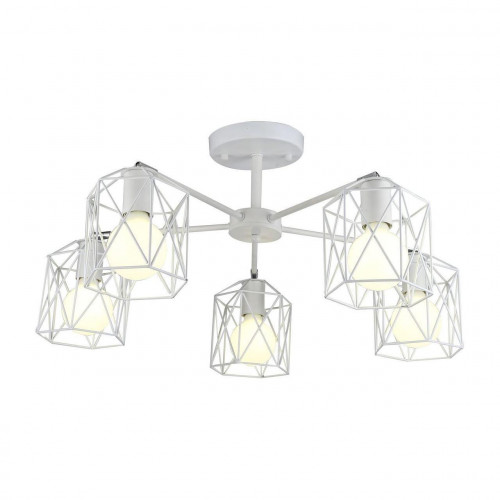 потолочная люстра arte lamp a4284pl-5wh белая в Казани