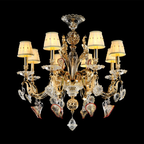 люстра md102729-8a от illuminati золото/янтарная в Казани