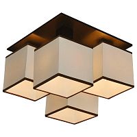 потолочная люстра arte lamp quadro a4402pl-4bk в Казани