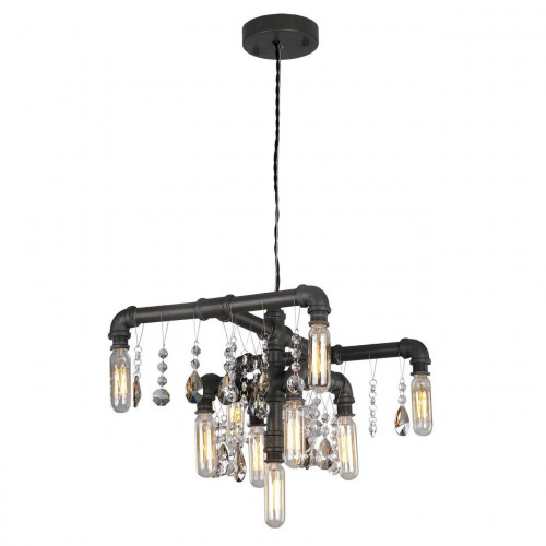 подвесная люстра lussole loft 9 lsp-9379 в Казани