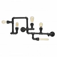 потолочная люстра ideal lux plumber pl5 nero в Казани