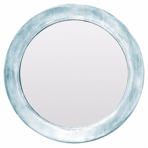 зеркало круглое голубое window blue в Казани