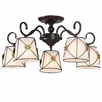 потолочная люстра arte lamp 72 a5495pl-5br в Казани