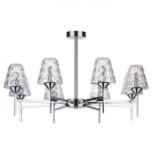 потолочная светодиодная люстра lumion gerana 3598/48cl хром в Казани