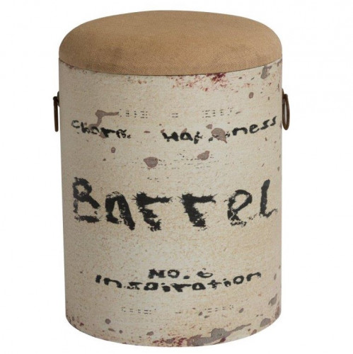 столик-табурет barrel white бежевый в Казани