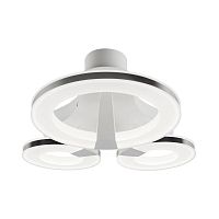 потолочный светодиодный светильник idlamp jenevra 397/3pf-ledwhitechrome в Казани