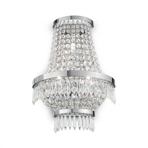 настенный светильник ideal lux caesar ap3 cromo в Казани