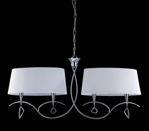 подвесная люстра mantra mara chrome - white 1642 в Казани