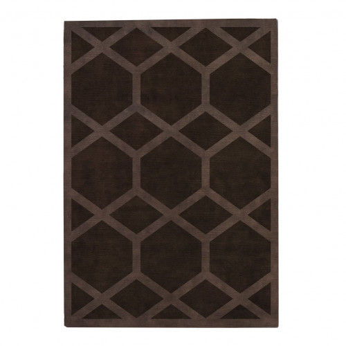 ковер ashton cocoa coffe 120x170 коричневый в Казани