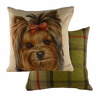 подушка с принтом waggydogs yorkie в Казани