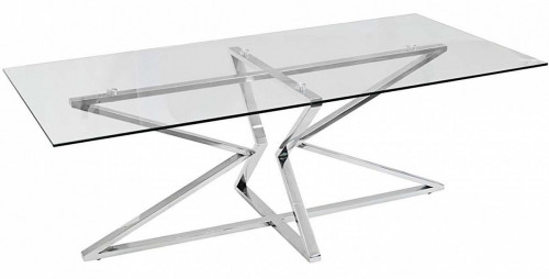 стол журнальный cubic silver хром в Казани