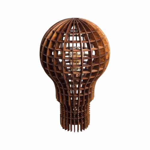 люстра лампочка ильича тёмное дерево тёмно коричневая в Казани