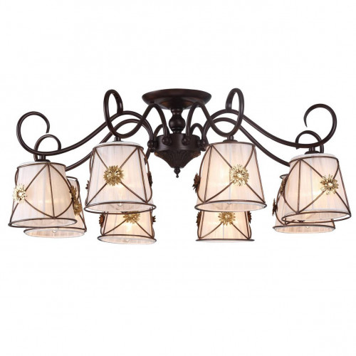 потолочная люстра arte lamp 72 a5495pl-8br в Казани