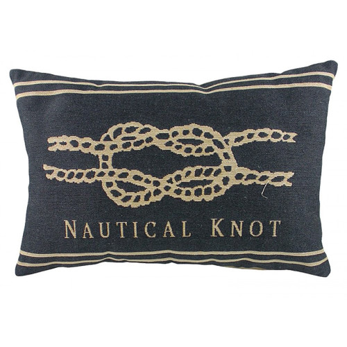 подушка с морским узлом nautical knot denim в Казани