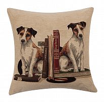 подушка с джек-рассел терьерами bookends jack russell в Казани