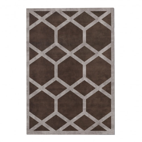 ковер ashton cocoa 150x220 коричневый в Казани