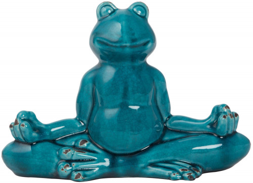 декор frog blue meditation в Казани