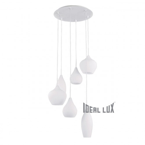 подвесная люстра ideal lux soft sp6 bianco в Казани