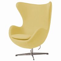 кресло egg chair желтое в Казани