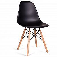 стул деревянный pc-015 черный (eames style) в Казани