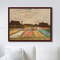 картина: flower beds in holland, 1883г. в Казани