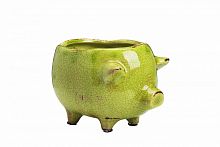 цветочный горшок pig planter зеленый в Казани