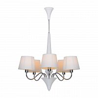 подвесная люстра arte lamp a1528lm-5wh белая в Казани