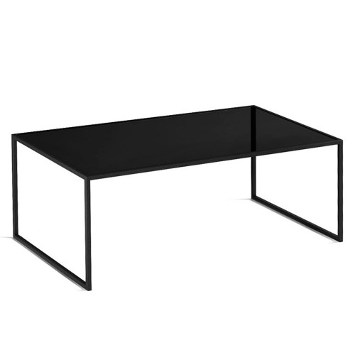 стол журнальный london lite black черное стекло в Казани