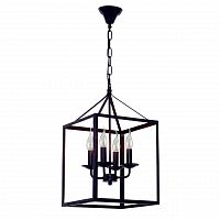 дизайнерская подвесная люстра spot light cage 9810404 черная в Казани