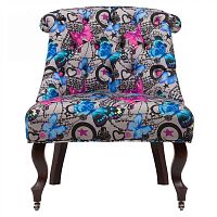 кресло мягкое amelie french country chair бабочки в Казани