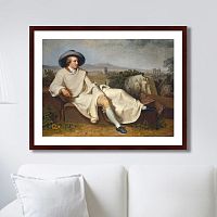 картина: goethe in the roman campagna, 1787г. в Казани