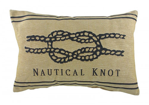 подушка с морским узлом nautical knot natural в Казани