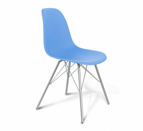 стул dsr голубой s37 (eames style) в Казани