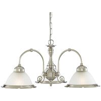 подвесная люстра arte lamp american diner a9366lm-3ss белая в Казани