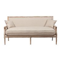 диван auguste salon bench with burlap прямой бежевый в Казани