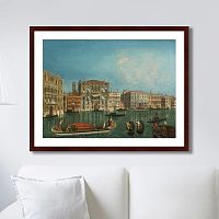 картина: venice, palazzo foscari and palazzo balbi, 1735г. в Казани