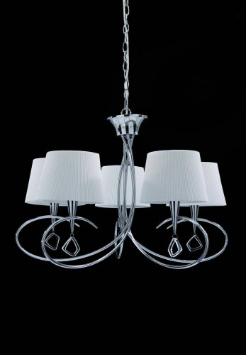 подвесная люстра mantra mara chrome - white 1641 в Казани