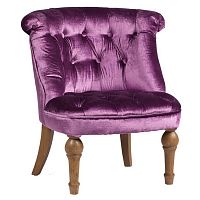 кресло sophie tufted slipper chair сиреневое в Казани