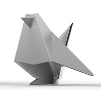 держатель для колец origami птица хром в Казани