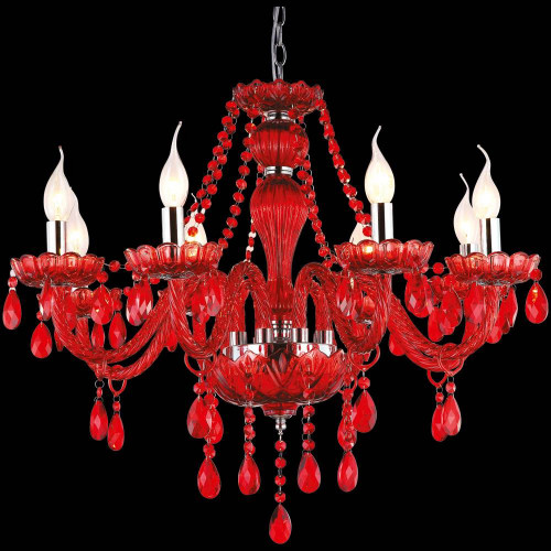 подвесная люстра arte lamp teatro a3964lm-8rd в Казани