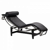 шезлонг chaise longue lc4 черный в Казани