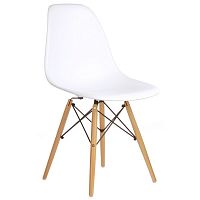 стул деревянный pc-015 белый (eames style) в Казани