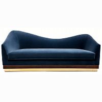 диван hughes sofa прямой синий в Казани