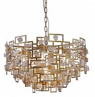 подвесная люстра crystal lux diego sp9 d600 gold в Казани